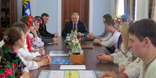 Голова обласної Ради обговорив зі Студпарламентом план роботи на 2012 рік