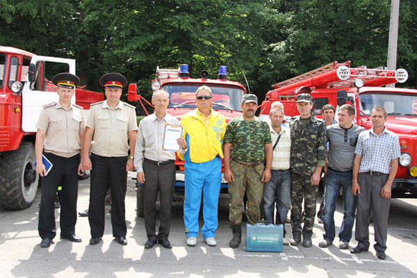 конкурс місцевих пожежних команд у Вінниці