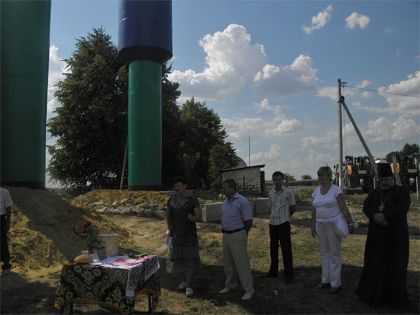 Відкриття водогону у селі Чорномин Піщанського району.