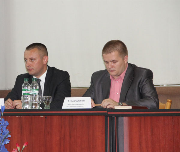 Сергій Кудлаєнко на зборах старших по будинках