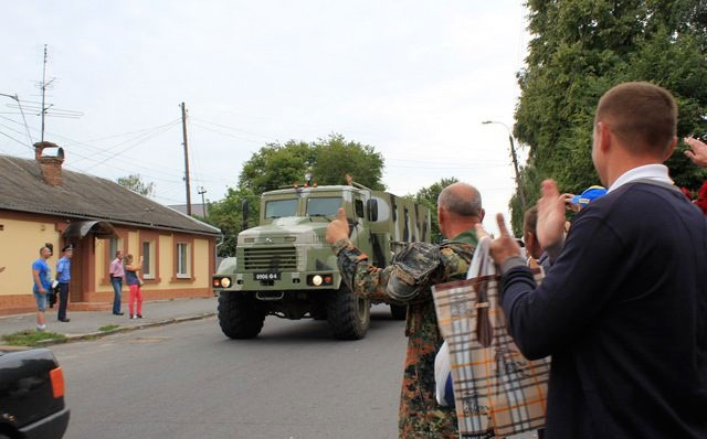 До Вінниці зі Сходу України повернулись 417 бійців Нацгвардії 