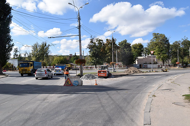 У Вінниці на трьох перехрестях проводяться капітальні ремонтні роботи