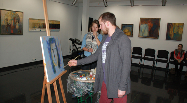 У Вінниці відбувся майстер-клас художника Олександра Антонюка у рамках культурно-мистецької резиденції