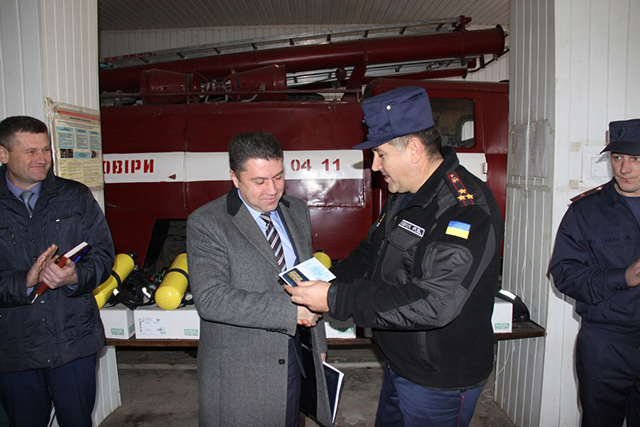 На Вінниччині у ще двох підрозділах служби МНС створено газодимозахисну службу