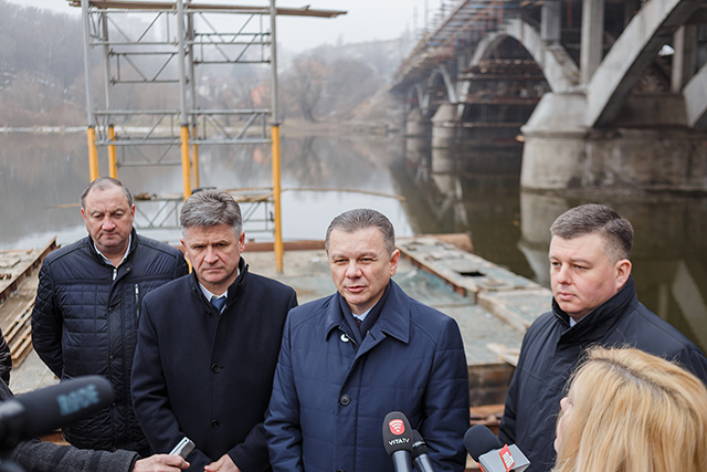 Цього року завершиться реконструкція мосту по вул. Чорновола та розпочнеться новий масштабний інфраструктурний проект по вул. Замостянській