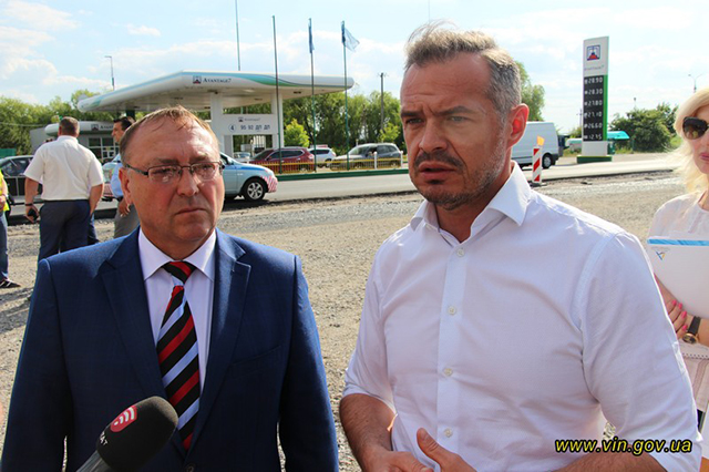 Славомір Новак відзначив належний рівень організації та проведення ремонту доріг на Вінниччині