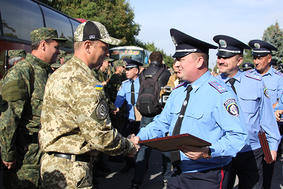 Додому із зони АТО повернулись 140 вінницьких правоохоронців