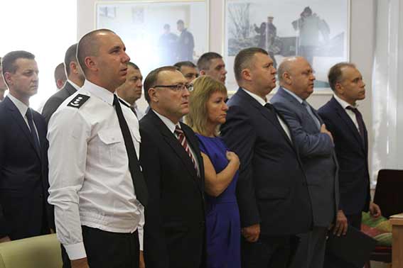 Поліцейських Вінниччини привітали з першою річницею створення Нацполіції України