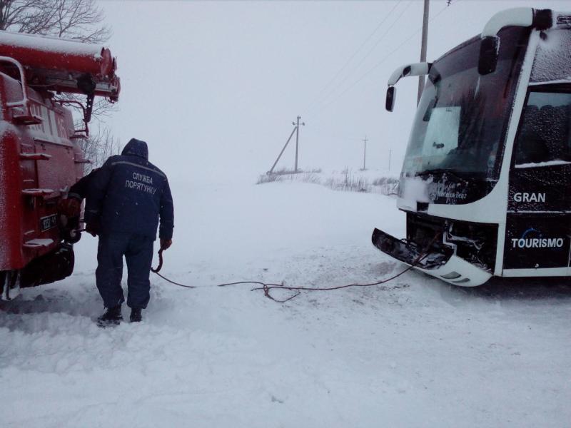 Оперативна інформація щодо наслідків складних погодних умов на території України (станом на 13:00 19 січня)