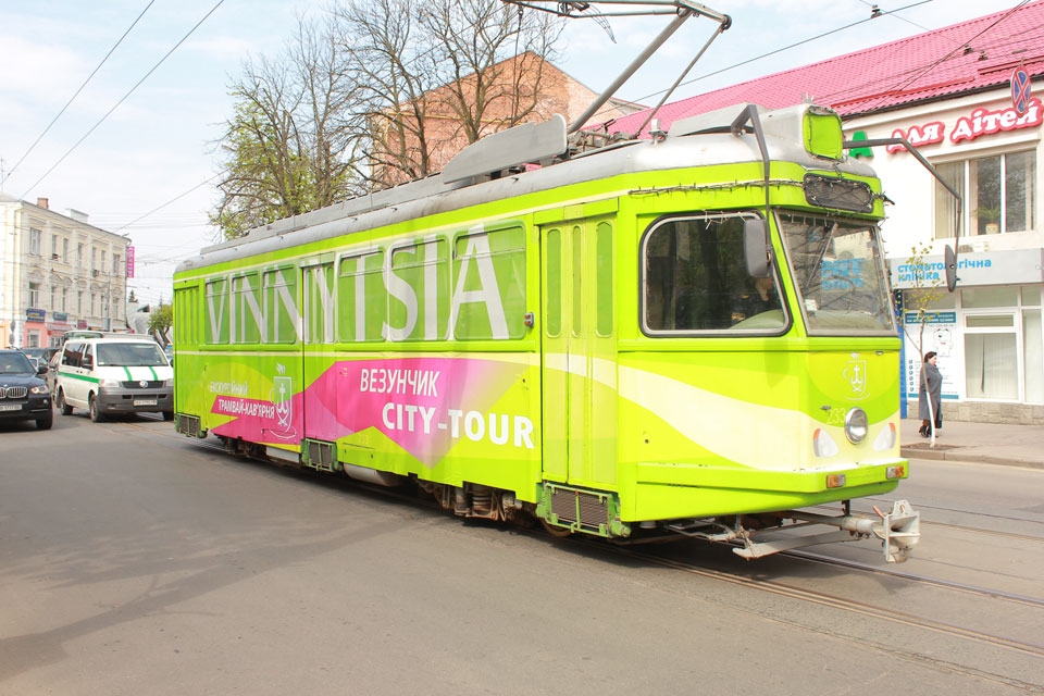Улюблений трамвай "Везунчик" знову на вулицях Вінниці
