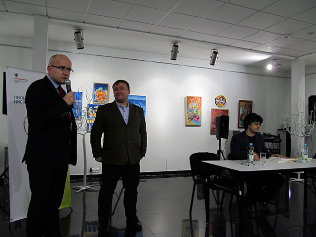 Олександр Бойченко у Вінниці говорив про тоталітаризм та презентував книги польських авторів на цю тему