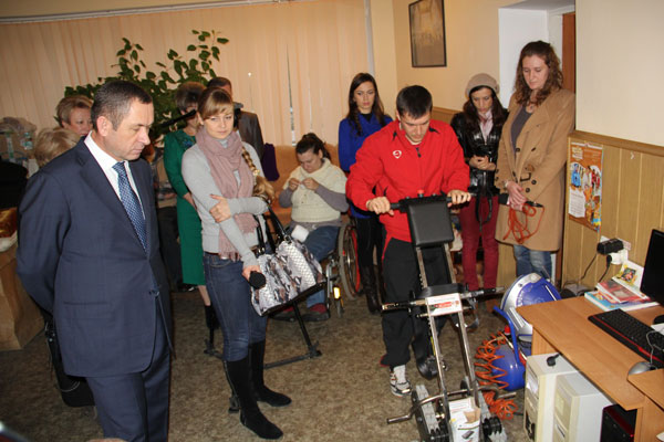 Іван Мовчан відвідав обласну громадську організації молоді з обмеженими фізичними можливостями «Гармонія»