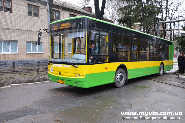 нові автобуси у Вінниці