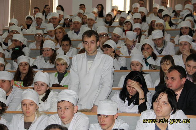 Іван Мовчан зустрівся з студентами Вінницького національного медичного університету імені Миколи Пирогова