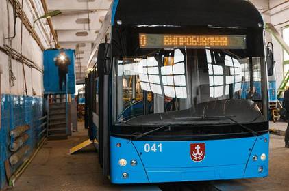 У Вінниці готують до виходу двійко новеньких тролейбусів