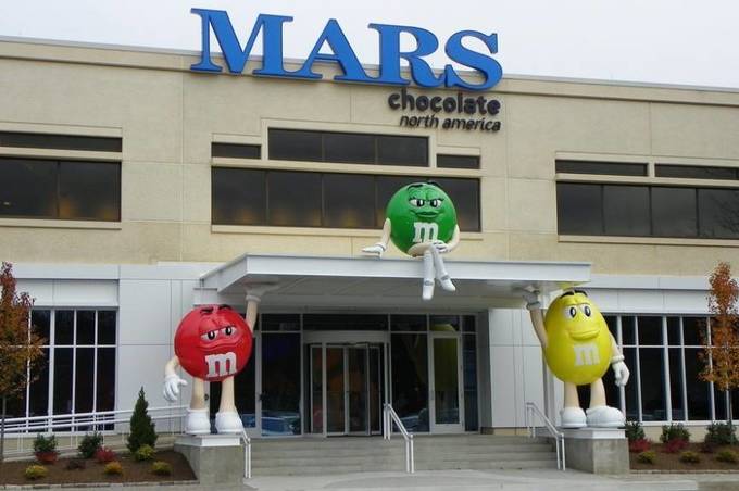 Компанія Mars зупиняє свою діяльність в Росії