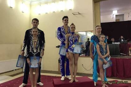 Сім медалей завоювали вінницькі акробати на Чемпіонаті України у Львові