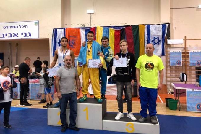 Вінницькі борці здобули три золотих медалі на міжнародному турнірі в Ізраїлі