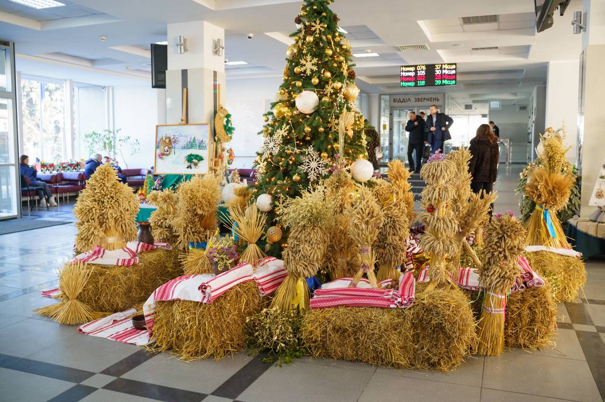 У Вінниці триває виставка різдвяних дідухів