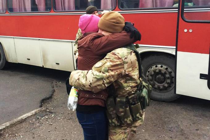 Вінницькі правоохоронці після двомісячного перебування на Сході України повернулись додому