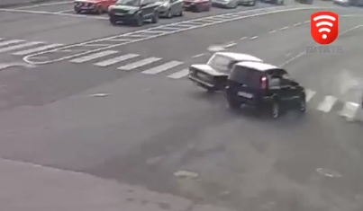 Камери відеоспостереження Вінниці зафіксували ДТП на Немирівському шосе