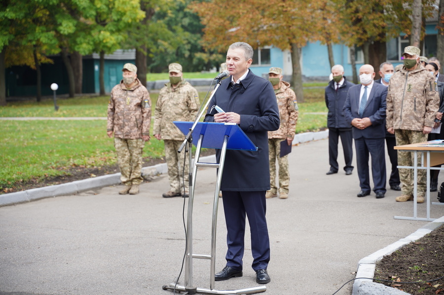 Сергій Моргунов привітав військових з Днем захисника України