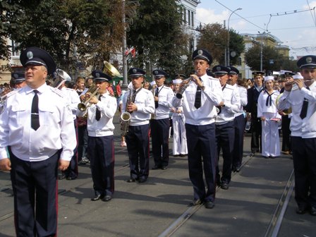 Парад оркестрів МВС у Вінниці