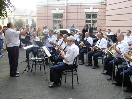 Парад оркестрів МВС у Вінниці