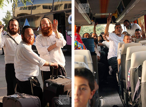 В Винницу двумя чартерными рейсами прилетели 330 паломников - чтобы отпраздновать в Умани на могиле цадика Нахмана 5770-й иудейский Новый год