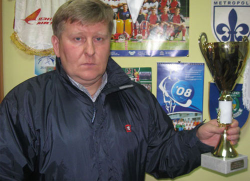 Главный тренер «Олимпии-Колоса-Секвойи» и национальной сборной Украины Павел Мазур