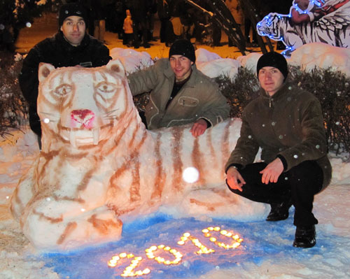 У Вінниці пройшов парад «Чарівних сніговиків»