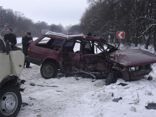 16 січня біля с.Писарівка Вінницького району сталася аварія