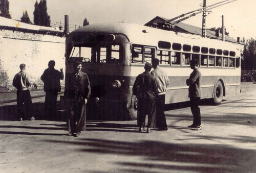 Один из первых троллейбусов Винницы МТБ-82