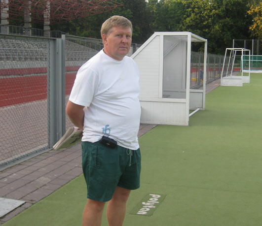 Главный тренер сборной Украины и «Олимпии–Колоса-Секвойи» Павел Мазур.