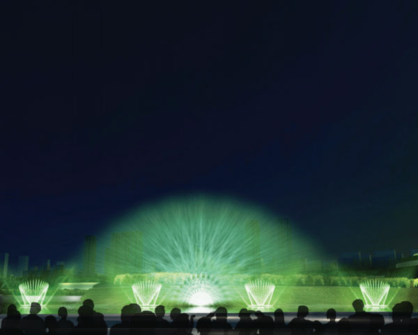 У Вінниці уздовж Південного Бугу до кінця 2011 року буде встановлено найбільший у Європі фонтан вартістю майже 20 млн. грн