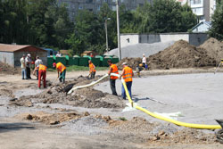 	До початку нового навчального року буде завершено реконструкцію стадіону біля ЗОШ №35 
