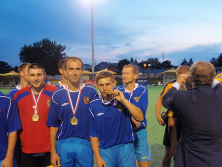 Национальная сборная команда Украины по хоккею на траве выиграла Чемпионат Европы