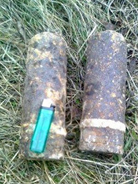 Вихідними вінничани знайшли снаряди часів Другої світової поблизу річки, в лісі та на власному городі