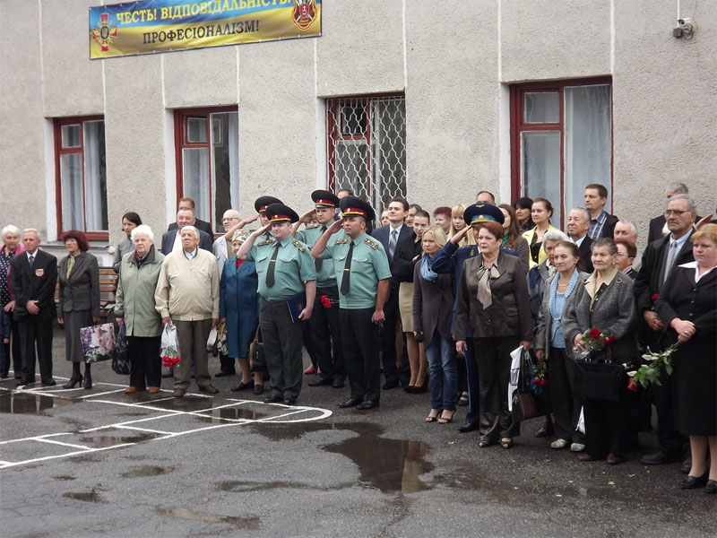 Відкриття меморіальної дошки почесному громадянину міста Вінниці генерал-майору Анатолію Бурєннікову
