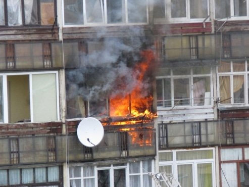 Пожежа по вулиці Жуковського