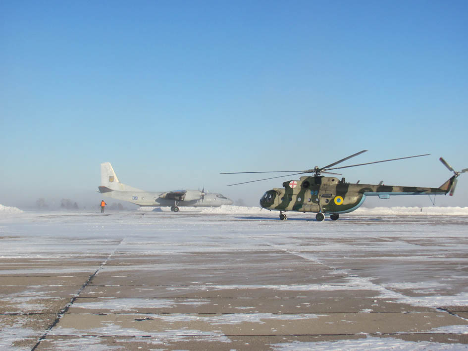 Над Вінницею літали Ан-26 та вертольоти Мі-8