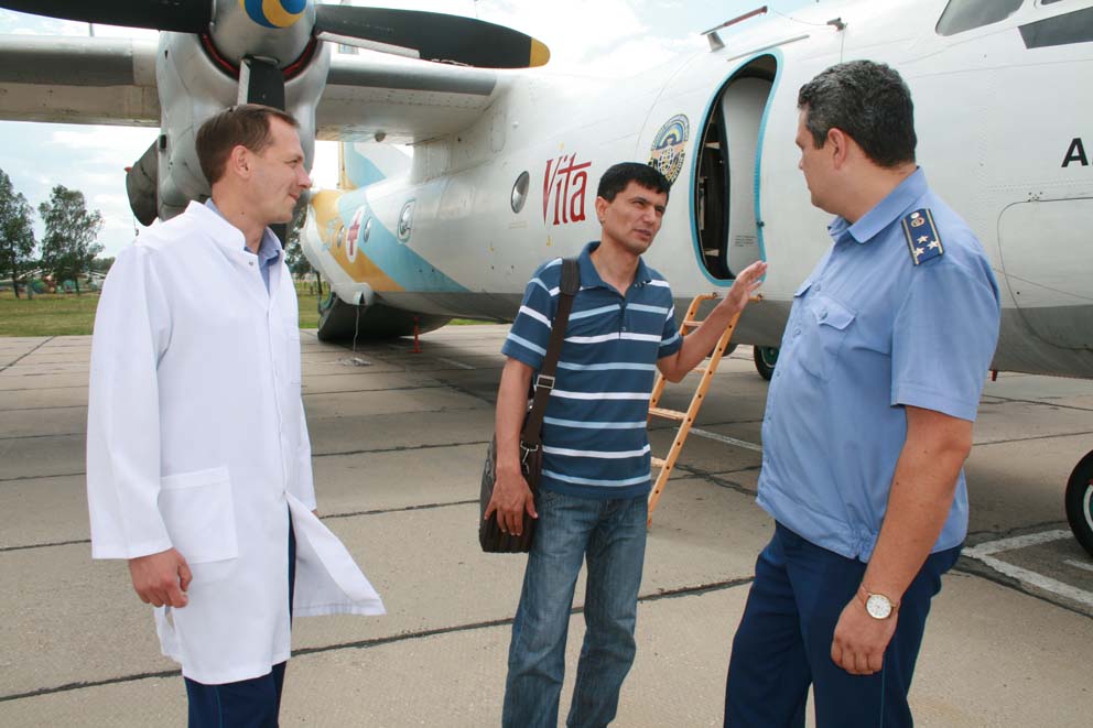 Візит старшого офіцера військово-медичного управління туркменістану Гадама Текеєва
