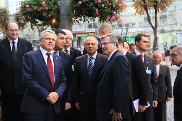 Президент Польщі Броніслав Коморовський відвідав Вінницю