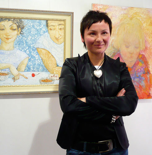Вінничан запрошують на виставковий проект "Лаванда і крім" відомої київської художниці Олени Дудніченко