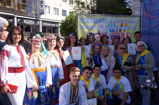 У День Європи відбувся найчисельніший студентській фестиваль «Вінницька Студентська весна 2015»