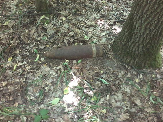 В Могилів-Подільському районі лісник знайшов 60-сантиметровий снаряд у бойовому стані