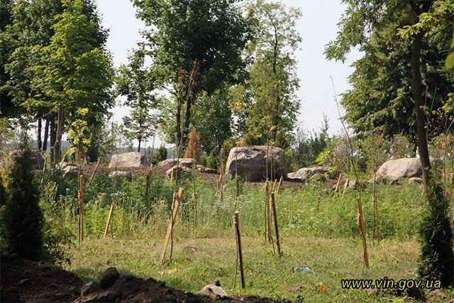 У Ладижині будують дендрологічний парк на земельній ділянці площею 10 гектарів