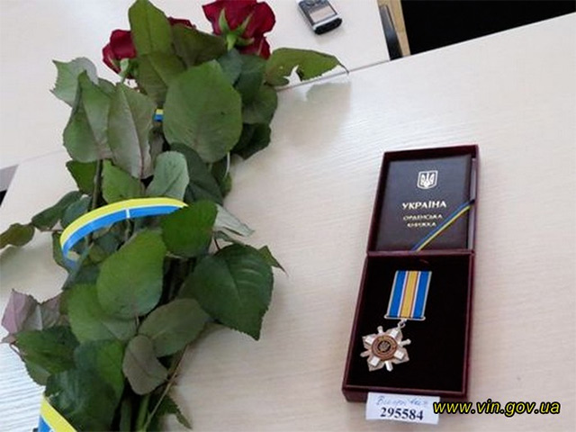 Вінницького героя АТО нагородили орденом "За мужність" ІІІ ступеня