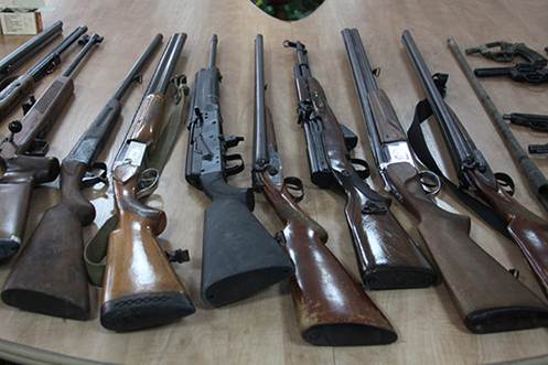 Впродовж минулого місяця вінничани здали в поліцію 730 боєприпасів та понад дві сотні різноманітної зброї