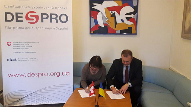 У Вінниці підписали меморандум про співробітництво з швейцарсько-українським проектом DESPRO